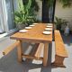Grande table de ferme avec son banc