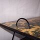 Perforated plate coffee table from the 1950s