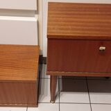 Pair of vintage Scandinavian bedside tables