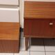 Paire de chevet vintage scandinave