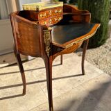 Sublime mid-tier Transition style desk, inlaid, 19th century