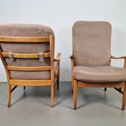 Fauteuils en hêtre vintage de Farstrup Møbler, années 1970, ensemble de 2