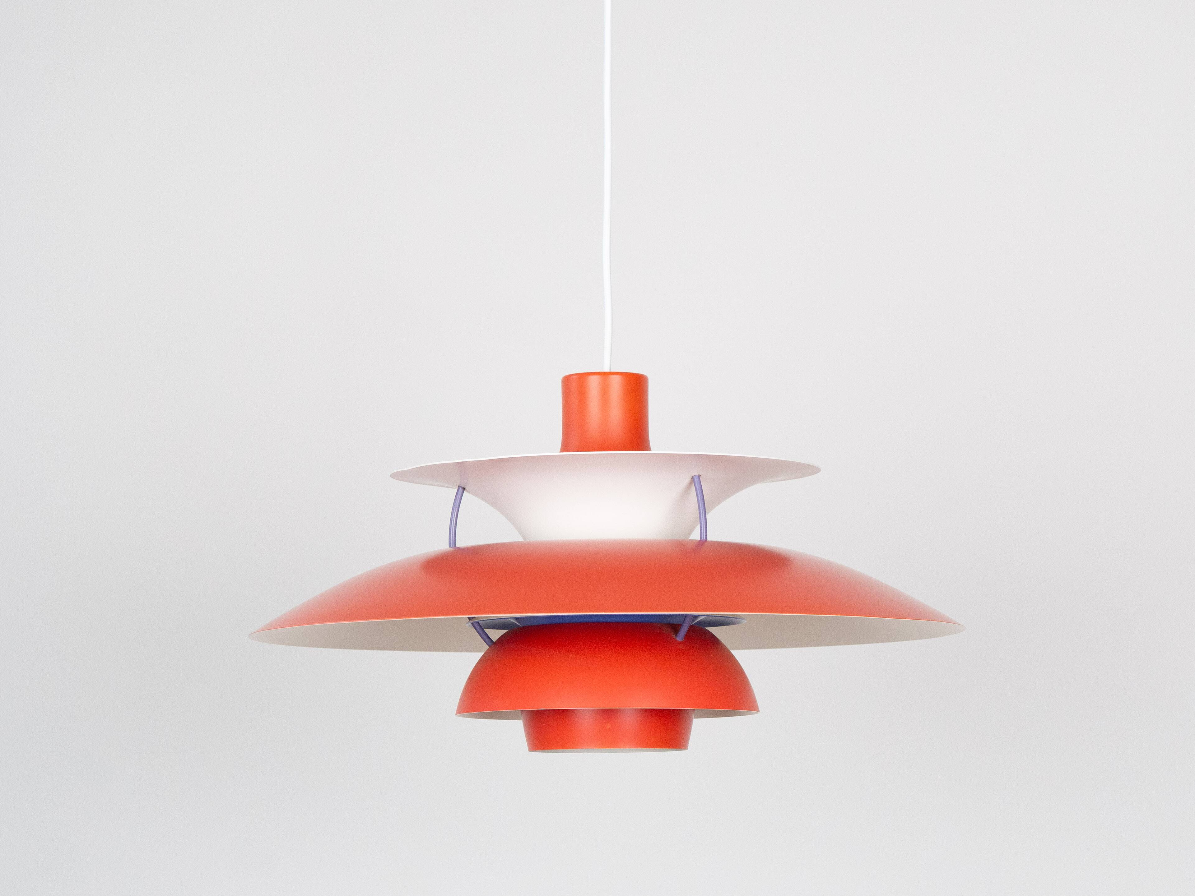 Lampe suspendue vintage PH 5 danoise par Poul Henningsen, Louis Poulsen, 1958