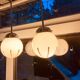 Art deco pendant lamp set, 1930s