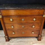 Empire Mahogany Commode