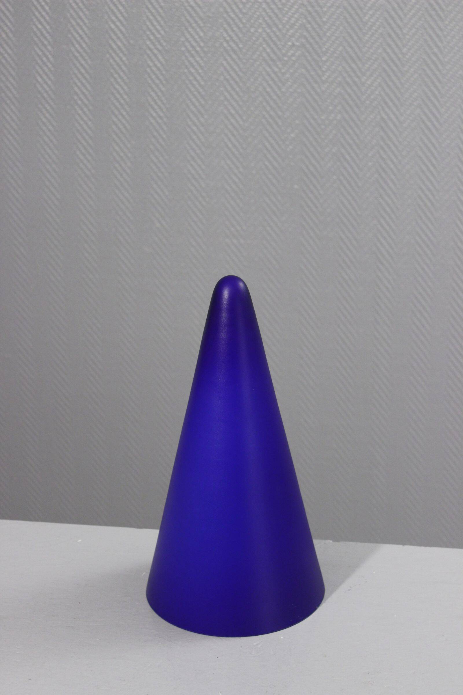SCE for Habitat "Teepee" blue lamp 35cm post-modern design 1990s