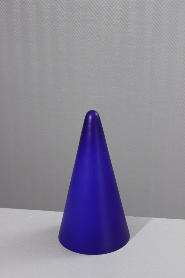 SCE pour Habitat lampe ''Teepee'' bleue 35cm design post-moderne 1990s
