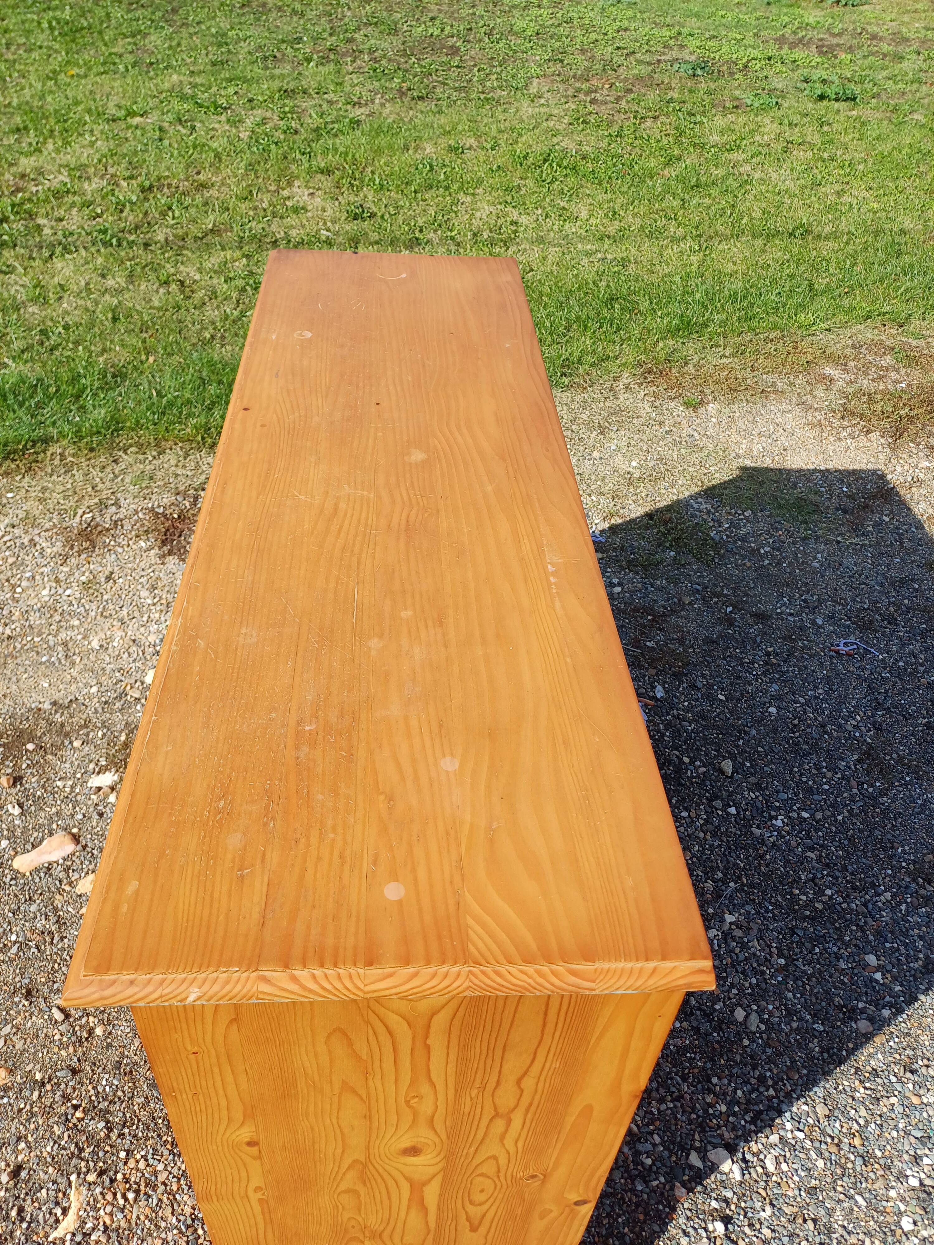 Industrial wooden furniture with drawers