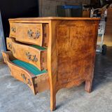 Solid oak chest of drawers from Saint-Malo, 18th century