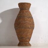 Large antique wicker vase (c.1920) #4