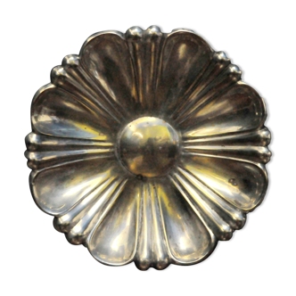 Silver metal fruit plate