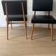 Paire de chauffeuse midcentury
