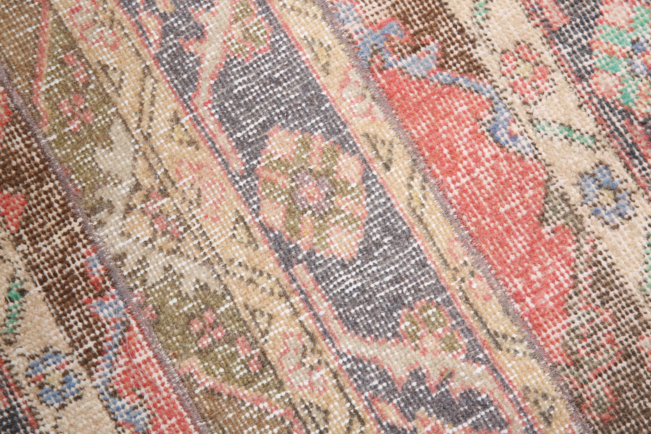 2x11 turkish vintage patchwok rug, 2x11 patchwork runner