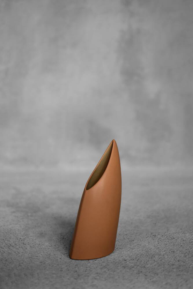 Modern Brick Red Stoneware Vase by Asa Selection, Germany, 1980s