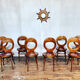 Série de 8 chaises Baumann mouette