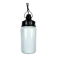 Industrial Bakelite Pendant Light with Milk Glass, 1970s