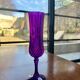 10 purple champagne flutes