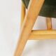 Pair of longue chairs royal green velvet by Ikea