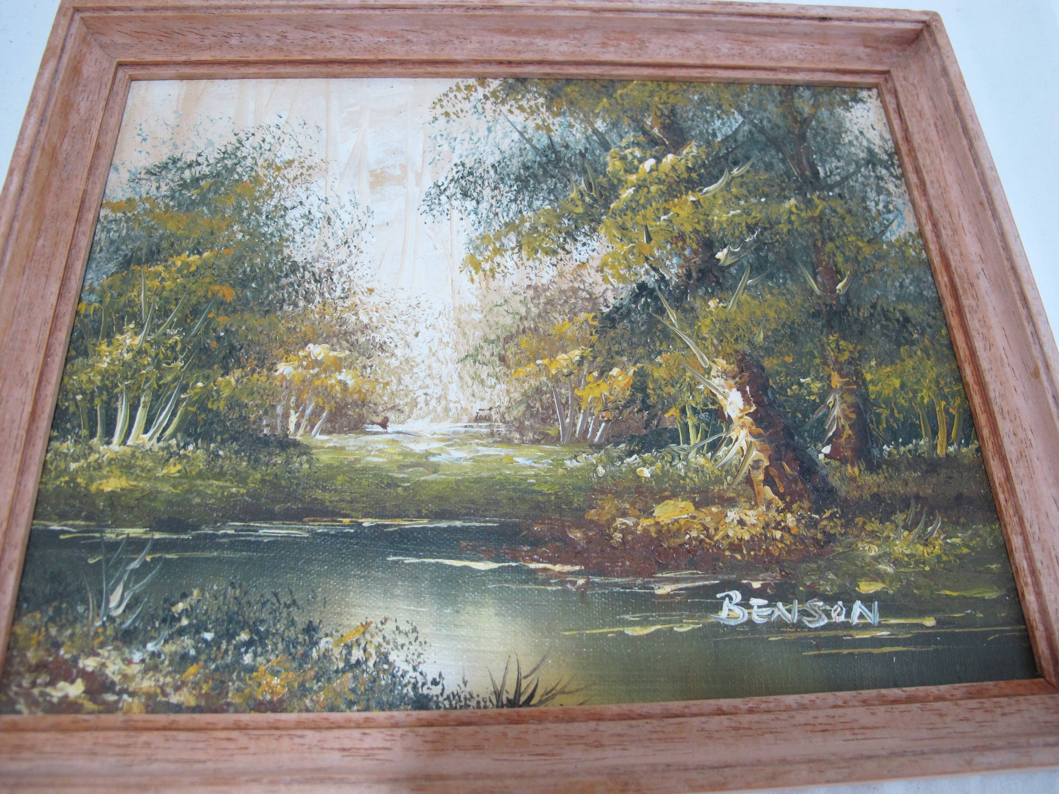 Landscape painting "benson" - oil on canvas