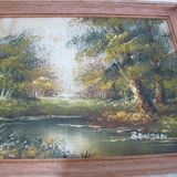 Landscape painting "benson" - oil on canvas