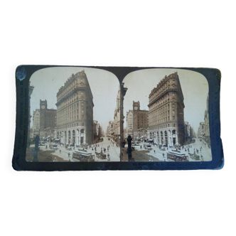 Old original photograph, Stereo Card, San Francisco, 1905