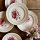 set of 8 vintage dessert plates - Saint Amand