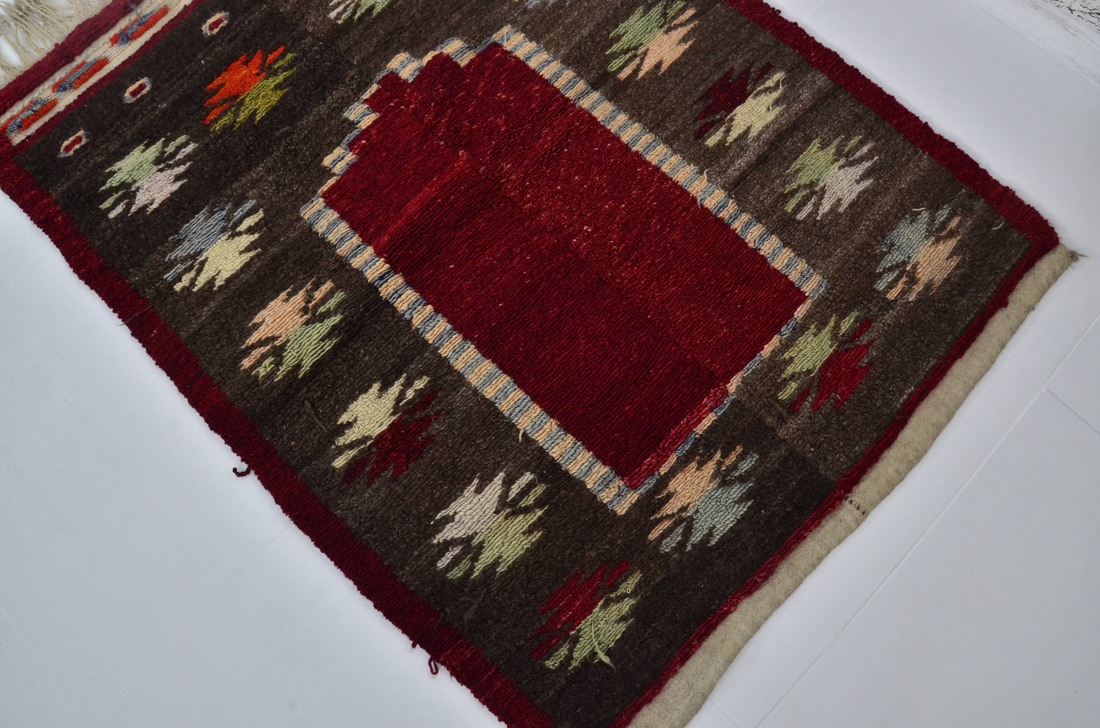 Tapis décoratif à pompons anatolien sku 3068