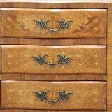 Chest of drawers, wood and marble
