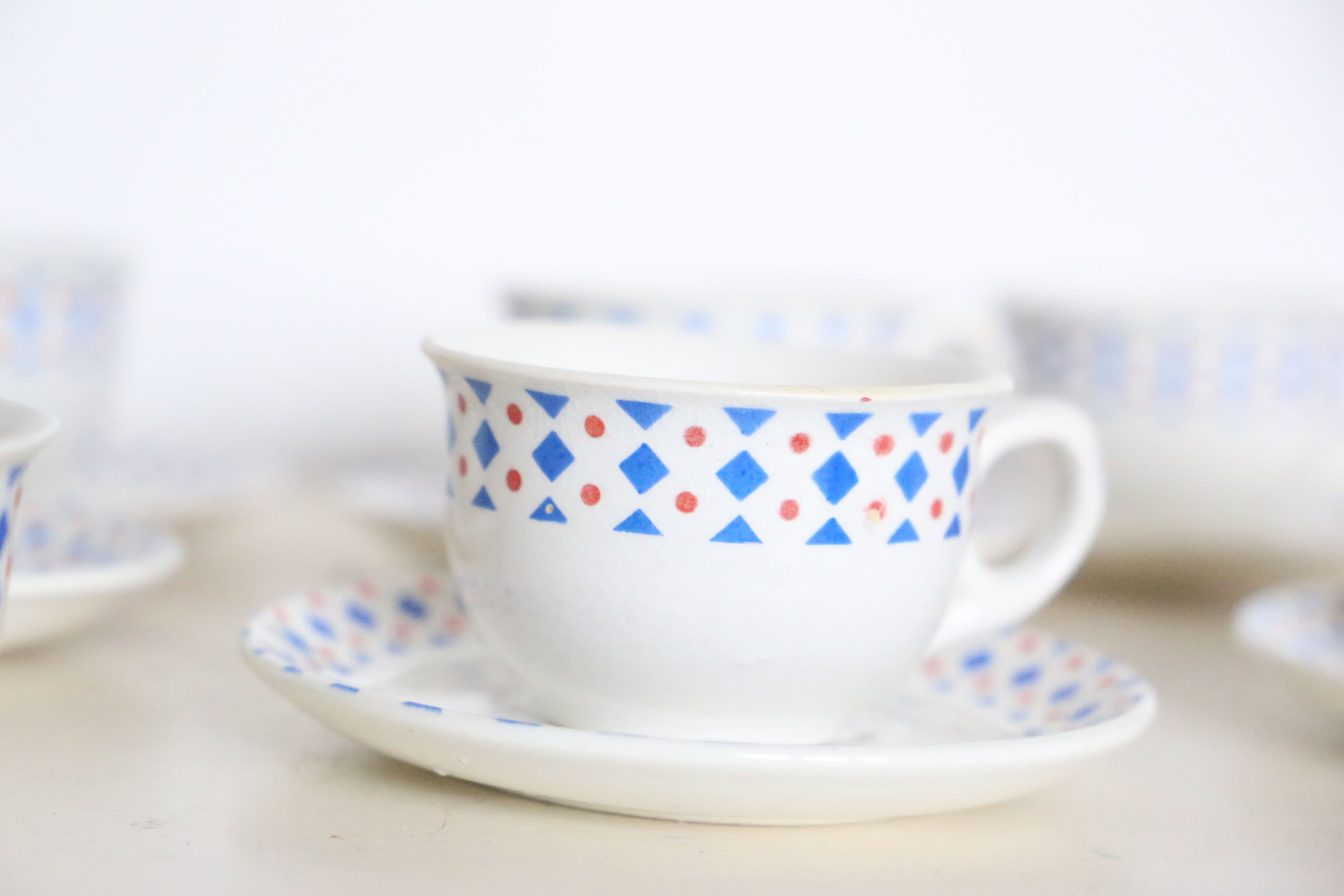 Coffee/tea service for children, 1940 , Imperial Manufacture Royale Boch, Belgium