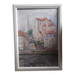 Tableau ancien à l'huile