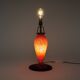Vintage 1970s Art De France Pate-De-Verre Glass Table Lamp
