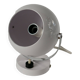 Eyeball space age white wall light from the 70s