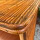 Vintage rattan and ceramic bar furniture