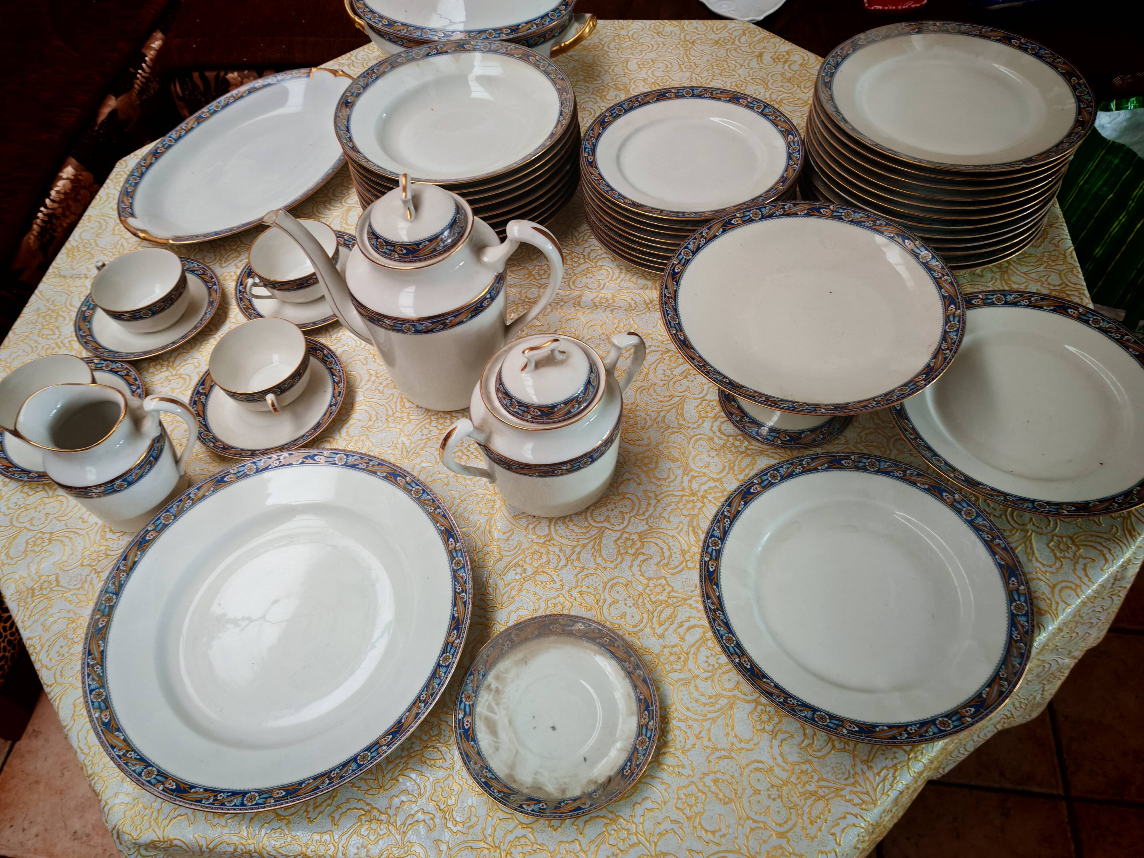 Limoges porcelain service
