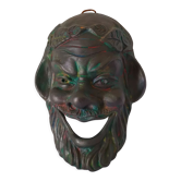 Vintage Socrates terracotta mask
