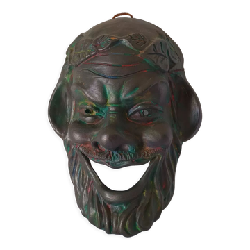 Vintage Socrates terracotta mask