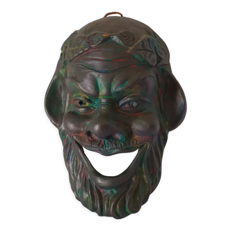 Vintage Socrates terracotta mask
