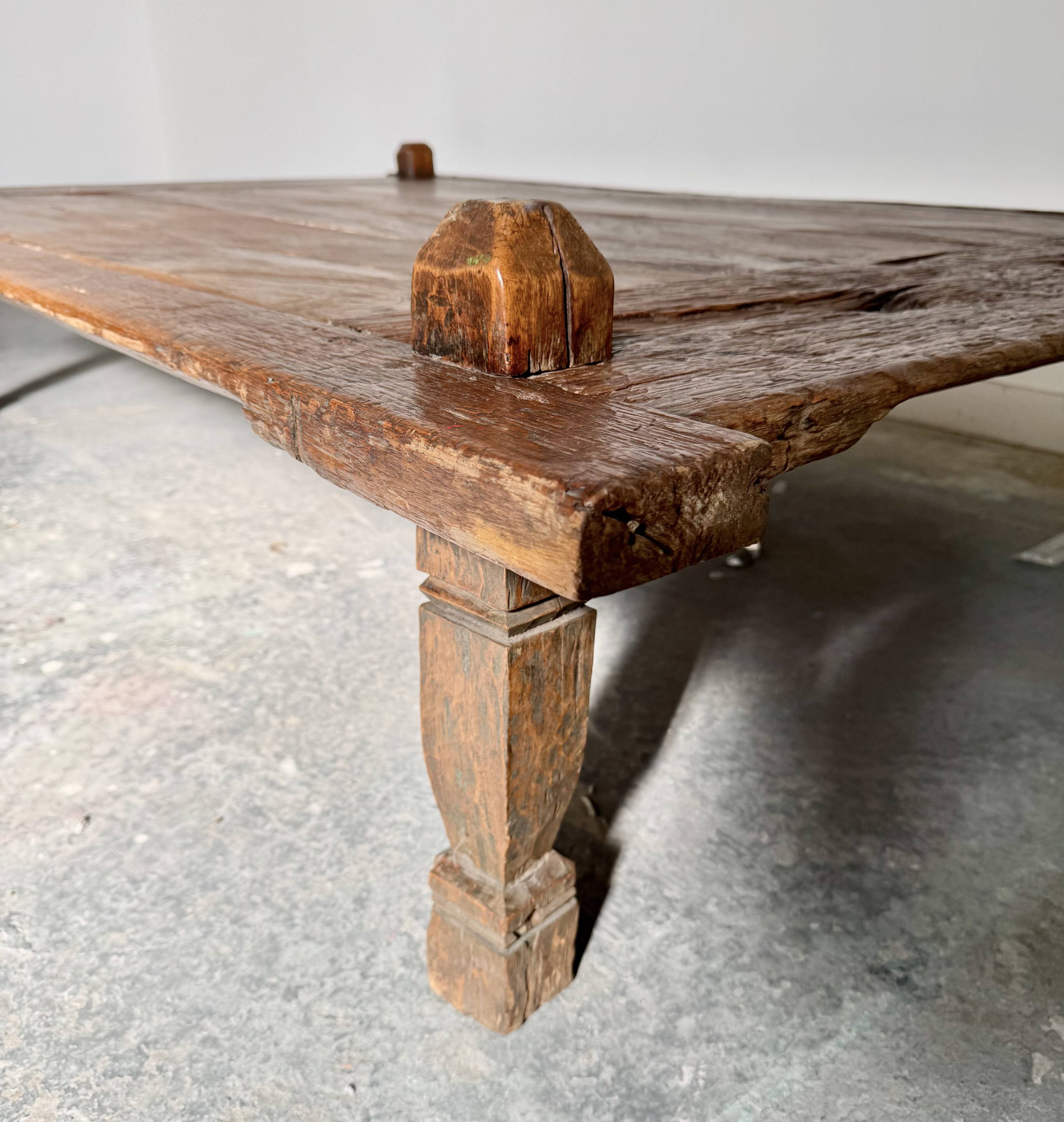 Large Antique Indonesian Coffee Table