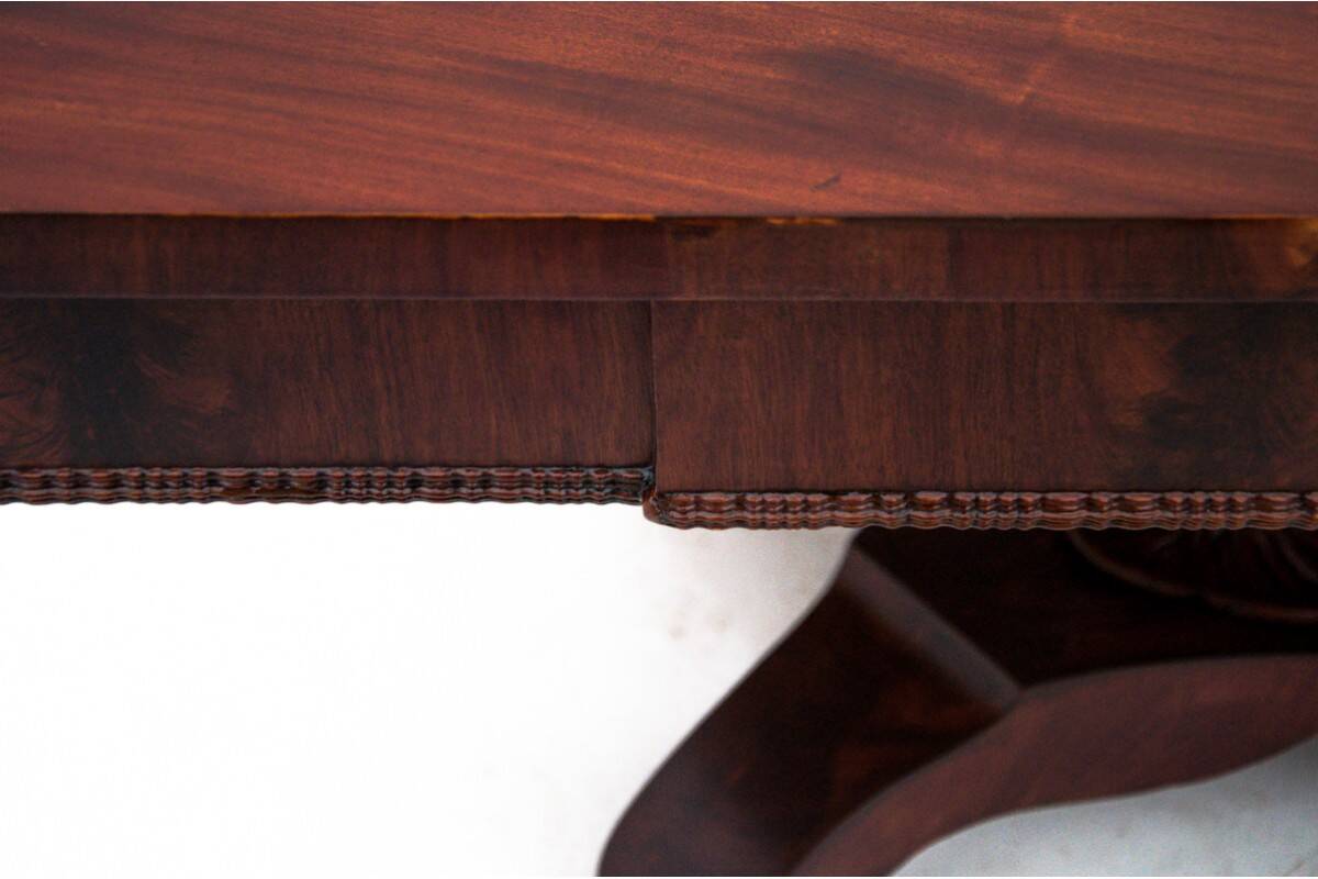 Antique center table, Northern Europe, late 19th century.