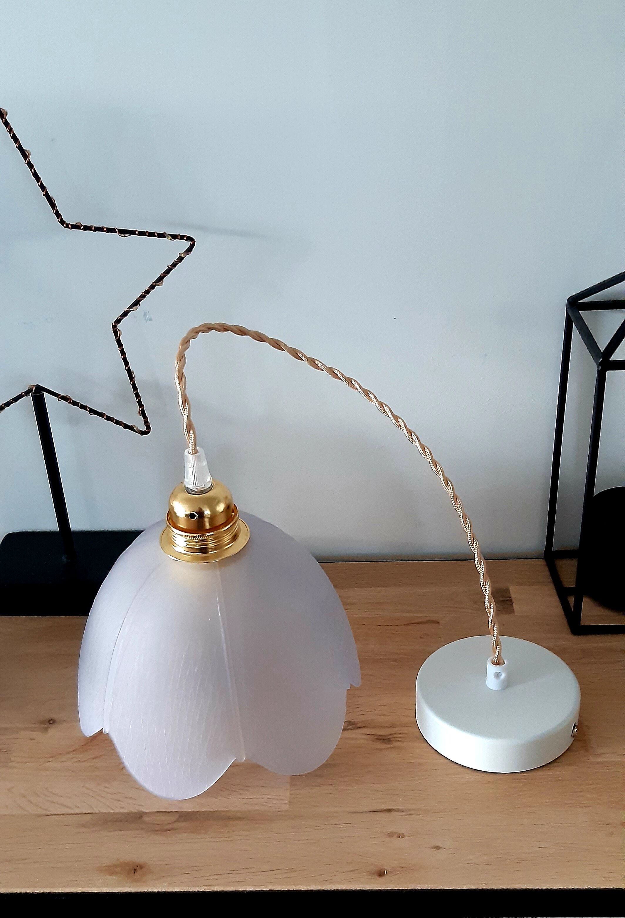 Suspension vintage fleur