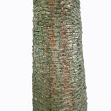 Superb floor lamp in glass fragments, handmade and vintage (70s)