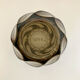 Smoked black spiral vase raise 70s