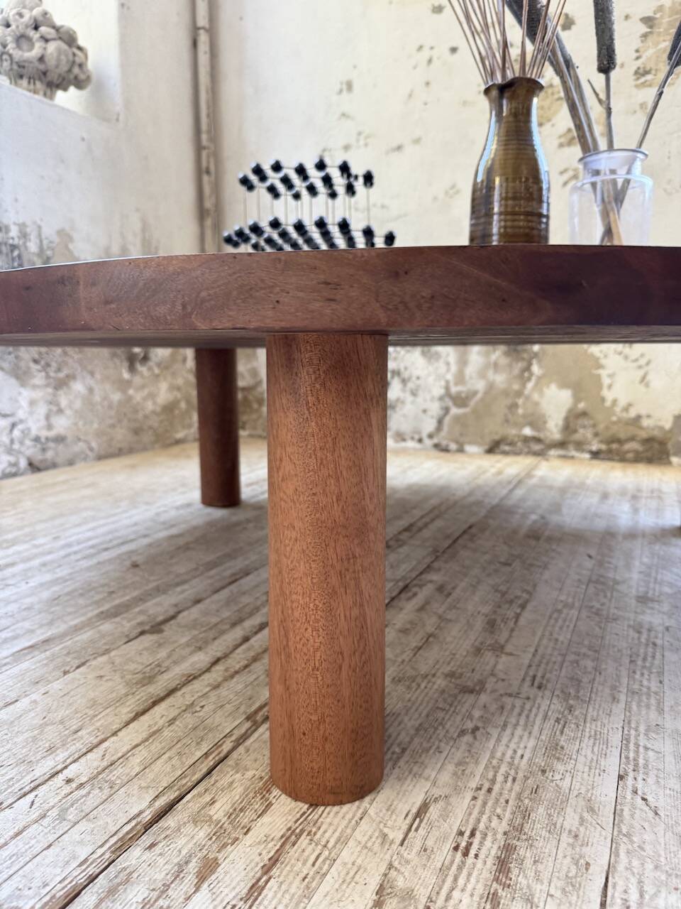 50s round tripod coffee table