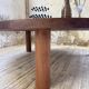 Table basse ronde tripode années 50