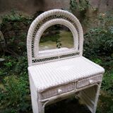 Rattan dressing table