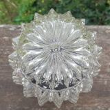 Set of 2 chiseled glass wall lights by RZB Leuchten