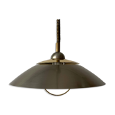 Suspension en métal chromé et doré par TZ, années 1970, Allemagne