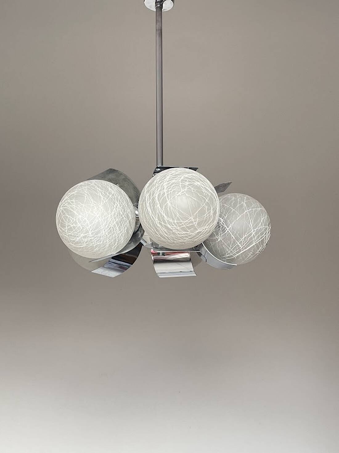 Sputnik Pendant Light Fixture by Szarvasi 1970s