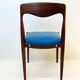 Suite de 4 chaises scandinaves, 1960s