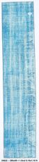 2x9 Sky Blue Classic Turkish Vintage Runner Rug, 56x268Cm